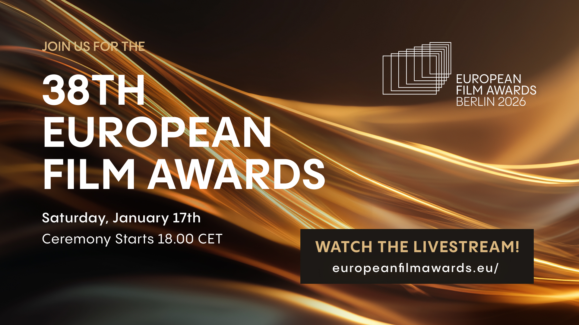5 Days to go: European Film Awards 2026 celebrating the best of European Cinema in Berlin 