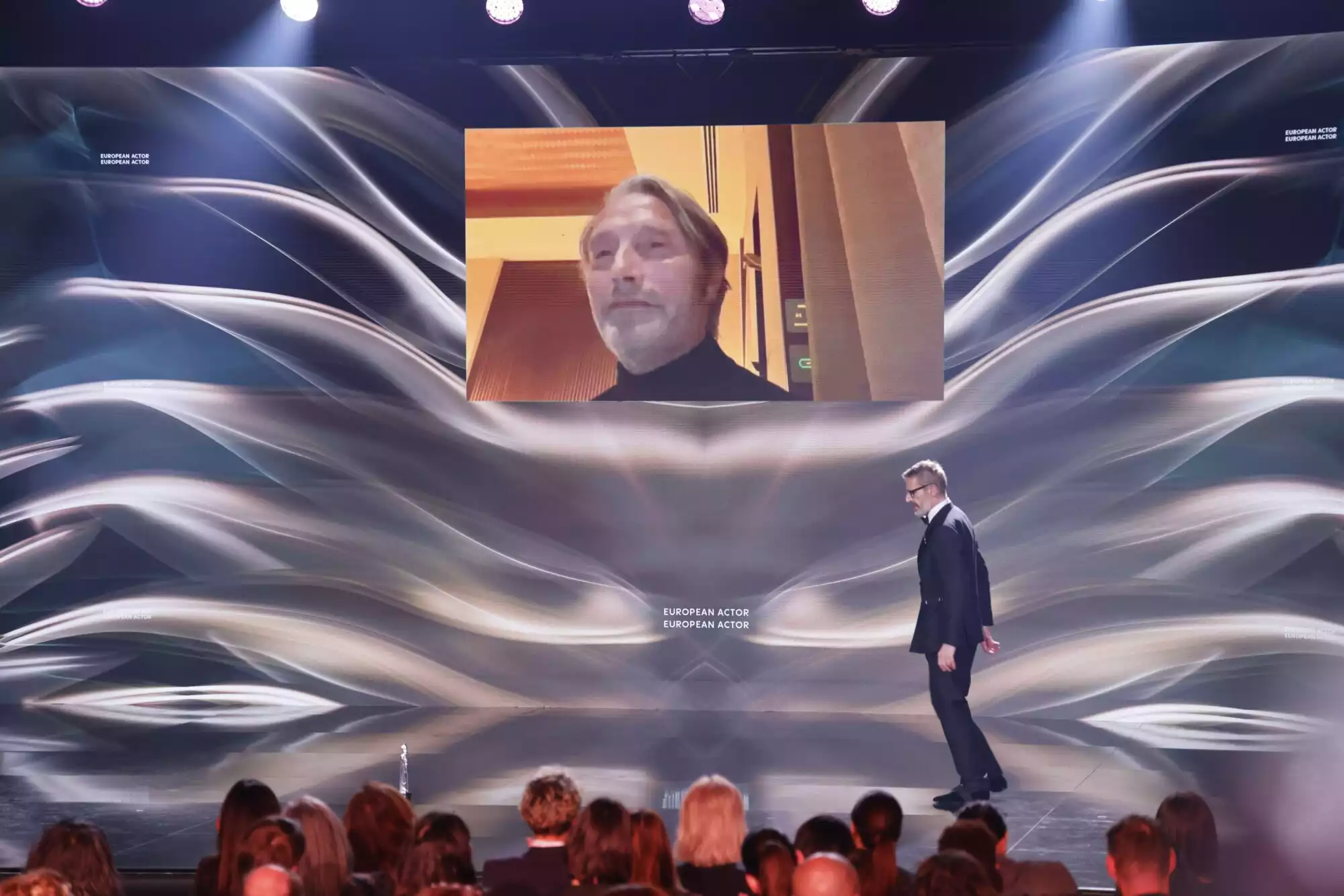 Mads Mikkelsen (Picture: BERLIN, GERMANY - DECEMBER 9: Mads Mikkelsen during the 36th European Film Awards ceremony at ARENA Berlin on December 9, 2023, in Berlin, Germany. (Photo by: Sebastian Gabsch))